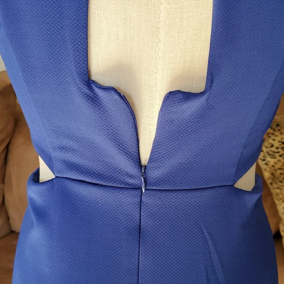 The á Cut Out Bodycon Cobalt Blue Short Dress Size S - Picture 5 of 7